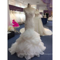 Elegant High Quality Illusion Neck Real Mermaid Robe de mariée